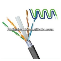 UTP CAT6 الكابل LAN 23awg/24awg WM0360M FTP CAT6 الكابل LAN