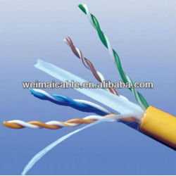 UTP CAT6 الكابل LAN 23awg/24awg WM0397M