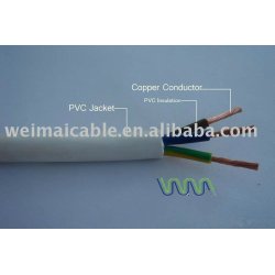 Rvv Flexible Cable de alimentación made in china 6348