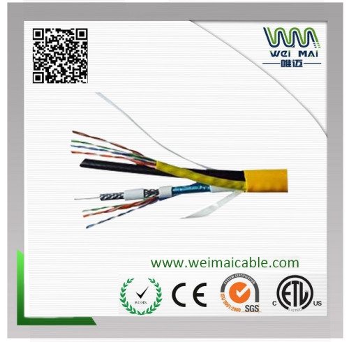 Two RG6 TRI+TWO UTP CAT5e