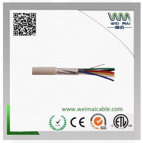 Alarm Cable Shielded 6×0.5mm Cores