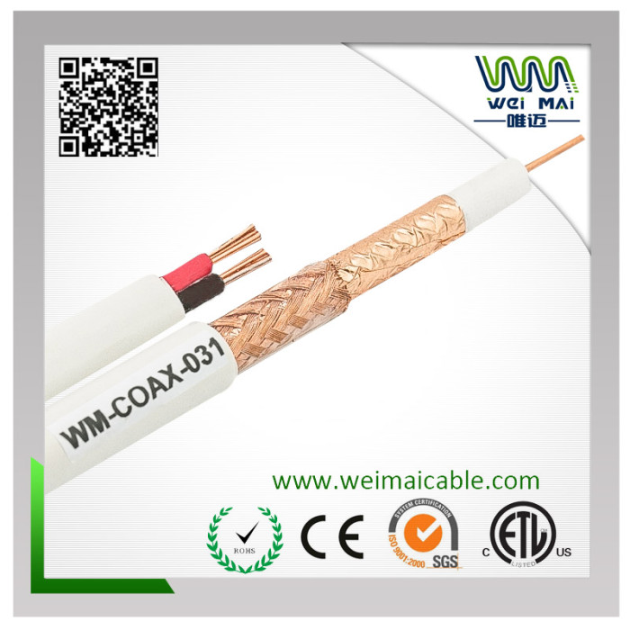 Coaxial Cable RG59  with Power Cable