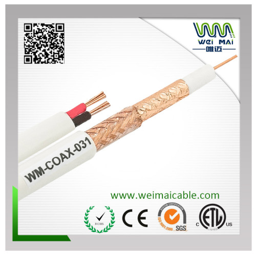 Coaxial Cable RG59 2DC with Power Cable