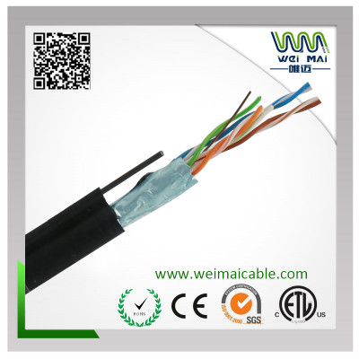 LAN CABLE FTP CAT5E MESSENGER 4PAIRS 24AWG BC