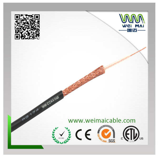 Coaxial Cable RG174  50ohm china manufacturer supplier