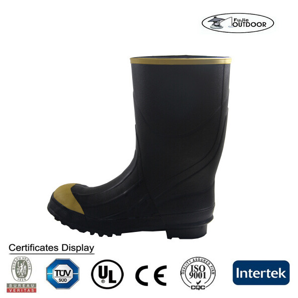 Fire Protective Boots,Fire Resistant Safety Boots,Fire Proof Rubber Boot With Steel Cap