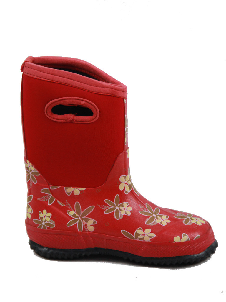 Kids Neoprene Boots,Flower Rain boots,Rain Boots For Kids
