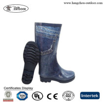 Wholesale Rubber Cowboy Rain Boots,Cowboy Style Rain Boots ,Ladies Cowboy Boots