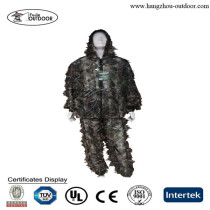 3D leather leaf jacket,Camo hunting clothing,Camouflage hunting clothing