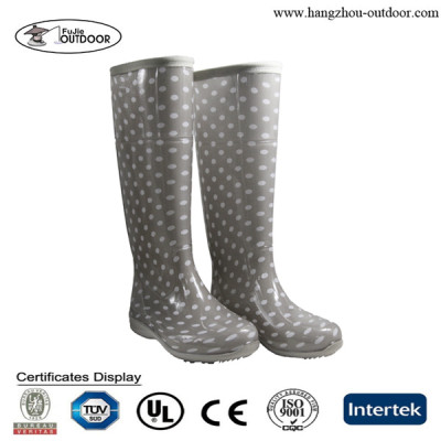 Ladies Waterproof PVC Rain Boots,Fashion Moulded Outsole Rain Boots,Sexy Women PVC Boots