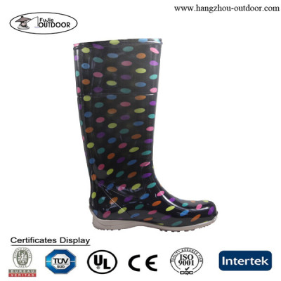 Jelly Rain Boots Shoes,Jelly Wellies Boots,Jelly PVC Boots For Ladies