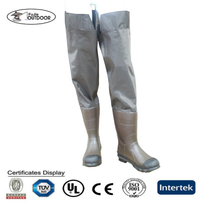 PVC Hip Wader With Rubber Bootfoot