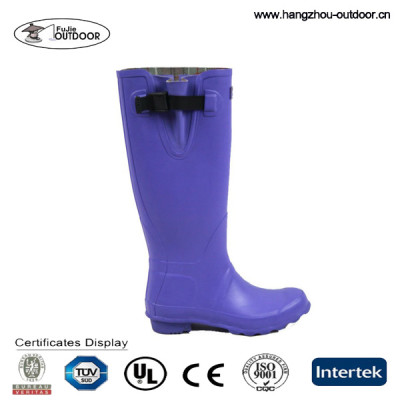 Ladies Rubber Boots,High Heel Rain Boots For Women,Thigh-High Boots