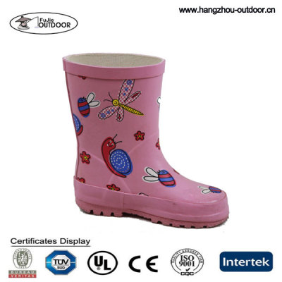 New Design Girls Warm Rubber Boots
