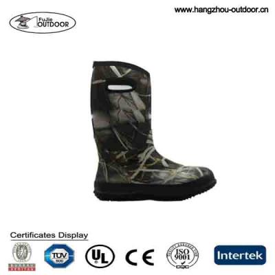 High Quality Boys Camo Neoprene Rain Boots