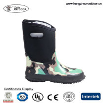 Camo Fahion Waterproof Neoprene Boots For Kids