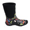 Women Waterproof  Half-length Neoprene Shaft Rubber Floral Rain Boots