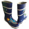 Boys cartoon anti-slip Blue Ultraman/Altman Rubber Rain Boots
