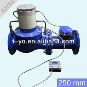 250mm de gran diámetro de prepago medidor de agua