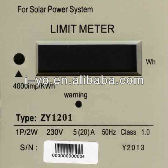 الطاقة الشمسية الطاقة متر zy1201 الحد