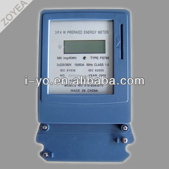 De haute qualité 3p 4w compteur d'énergie