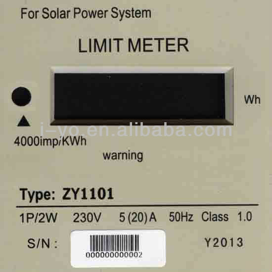 zy-1101 متر جودة عالية لنظام الطاقة الشمسية من هانغتشو