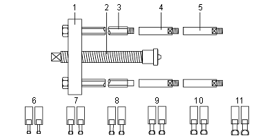 Blind Housing Puller kit