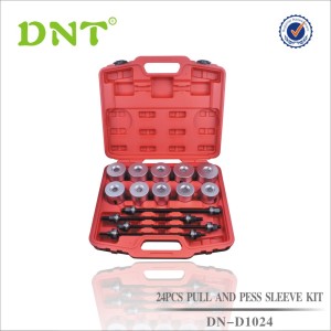 24Pcs Puller And Press Sleeve Kit With 4 Spindles