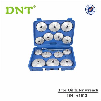 15Pc Oil Filter Wrench Tool Set