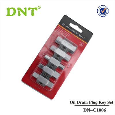 5Pc oil Drain Plug Key Set
