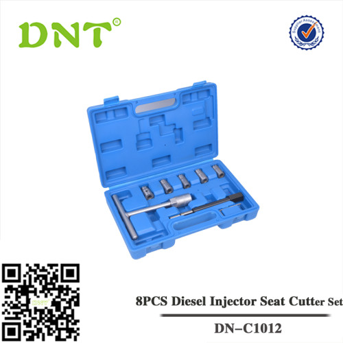 8PCS Diesel Injector Seat Cutter Set