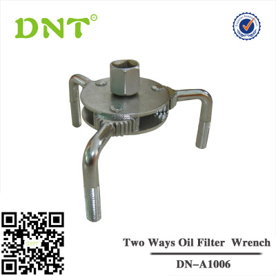 Llave de filtros de aceite de 3 patas, 3/8