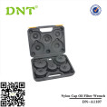 5Pc cap nylon chave do filtro de óleo ajustado