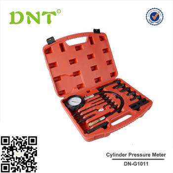 17pc Car Cylinder Pressure Meter Diesel Engine Compression Tester Testing Kit
