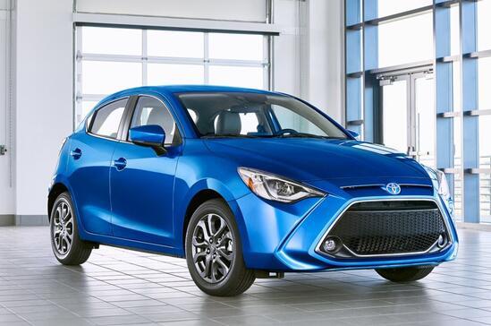The Toyota YARiS hatchback will debut at the New York auto show based on the Mazda 2