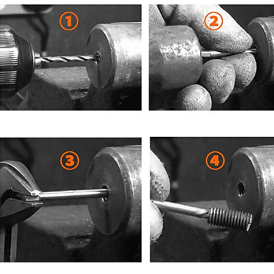 6pcs Helix Type Screw Extractor Set