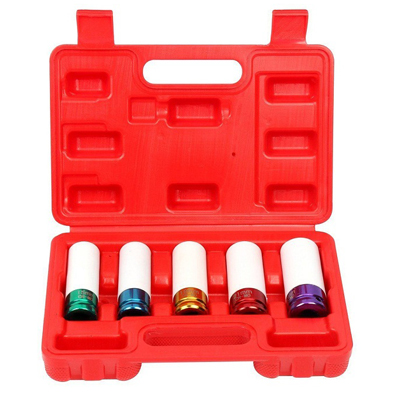 5pc impact wheel socket set