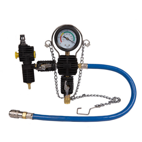 28pc Универсальный прибор для измерения давления в радиаторе, комплект вакуумной системы охлаждения, детектор утечки