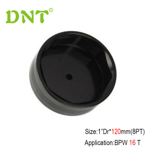 Tuerca de casquillo para tapacubos trasero BPW de 95 mm, 109 mm, 111 mm y 120 mm DNT