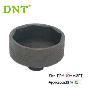 Tuerca de casquillo para tapacubos trasero BPW de 95 mm, 109 mm, 111 mm y 120 mm DNT