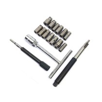 17PCS DIESEL INJECTOR SEAT CUTTER SET