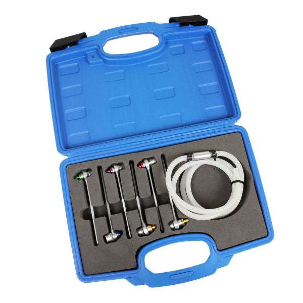 Brake bleeding tools laid out