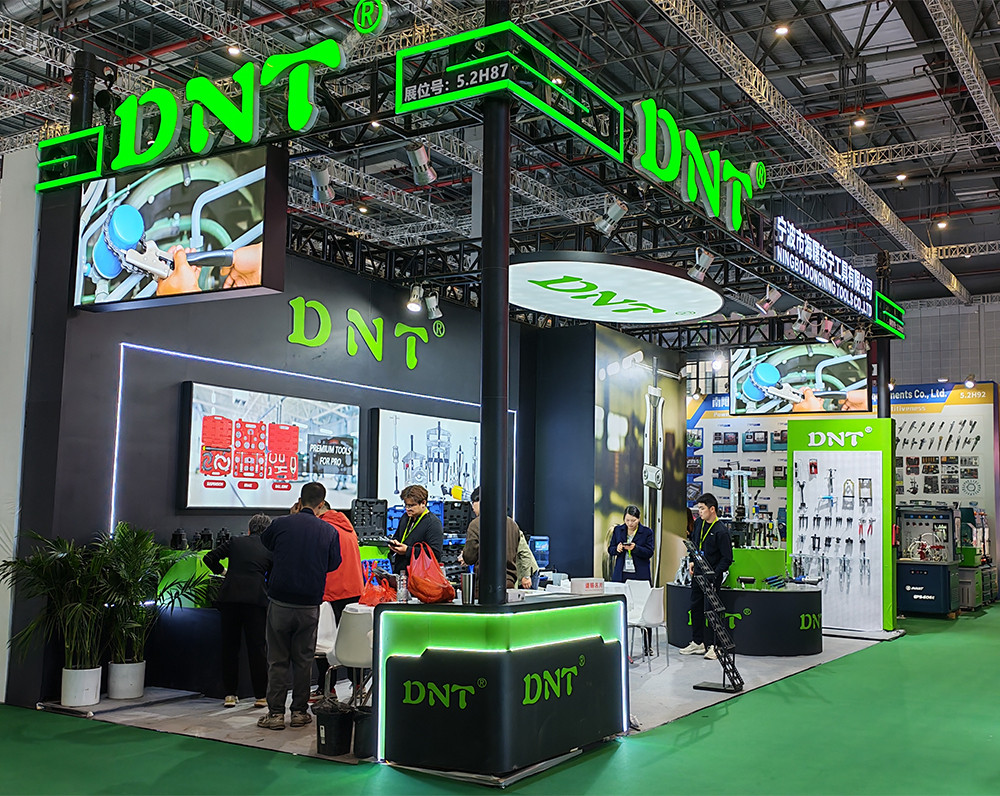 OEM tool manufacturer exhibition booth showing global presence