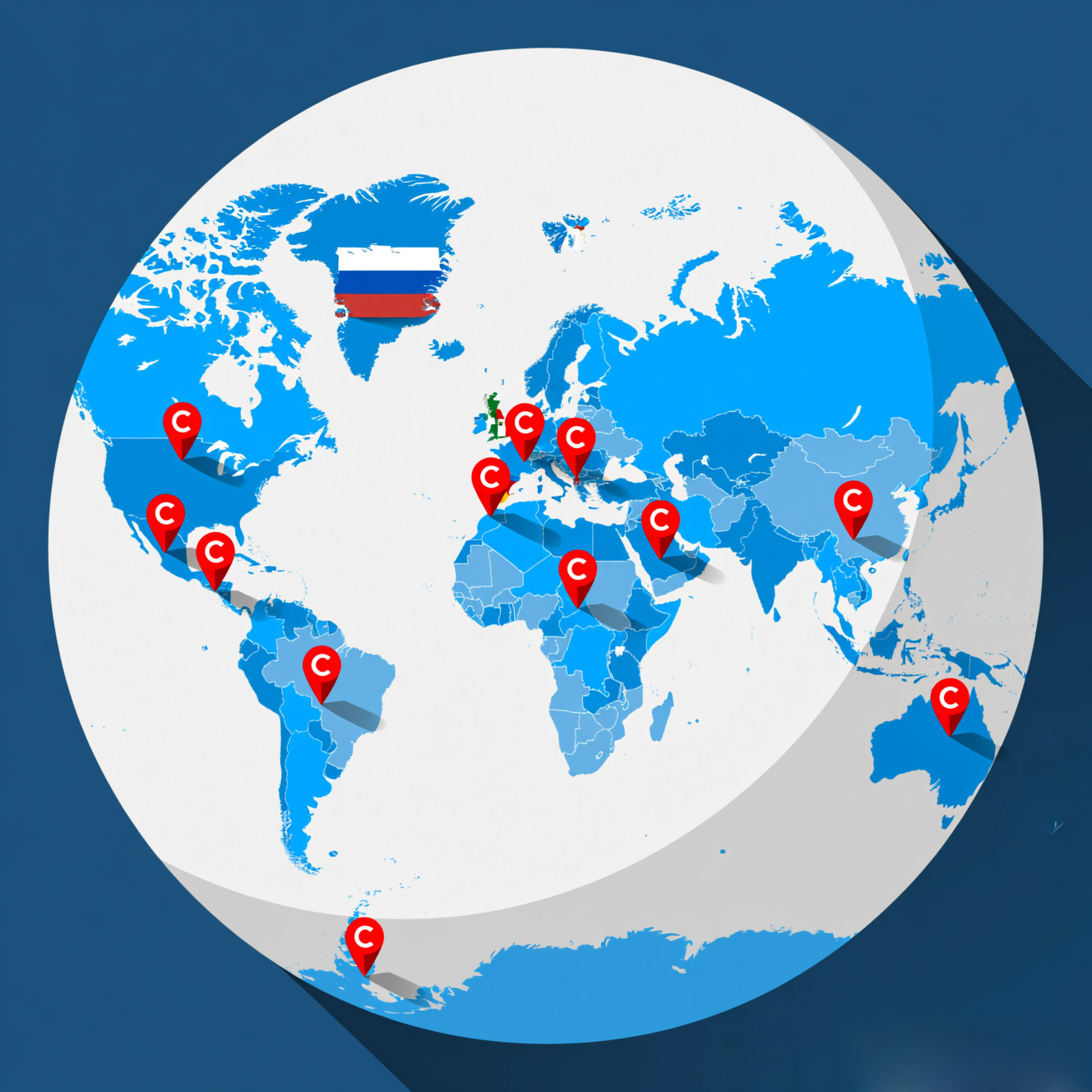Global Partner Distribution Map