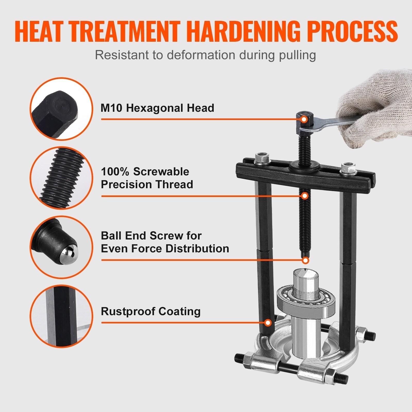 Heat Treatment Process for Bearing Pullers
