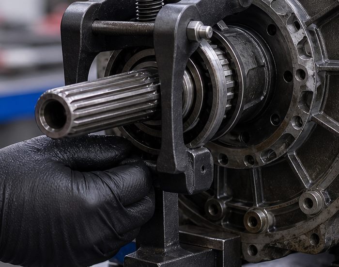 Bearing and shaft assembly prepared for controlled removal
