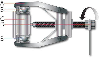 bearing-puller-components