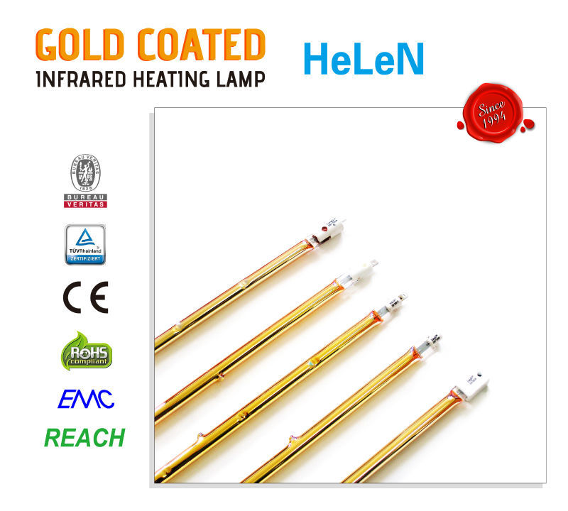 infrared quartz heater replacement lamp ruby red heat tube,China ruby