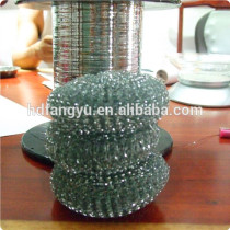 Factory Supply Galvanized mesh scourer /Cleaning scrubber