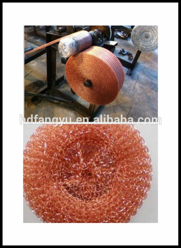 copper wire mesh for scourers